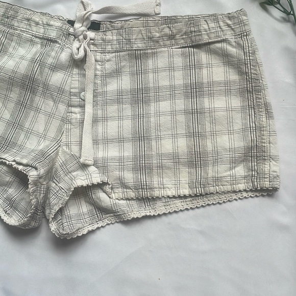 100% Cotton Drawstring Waist Band Pajama Shorts Lounge shorts - Picture 4 of 8